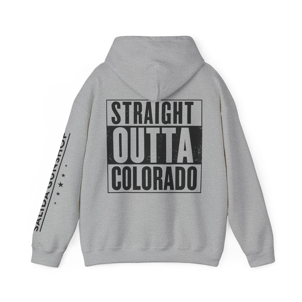 STRAIGHT OUTTA COLORADO SGS SLEEVE PRINT HOODIE