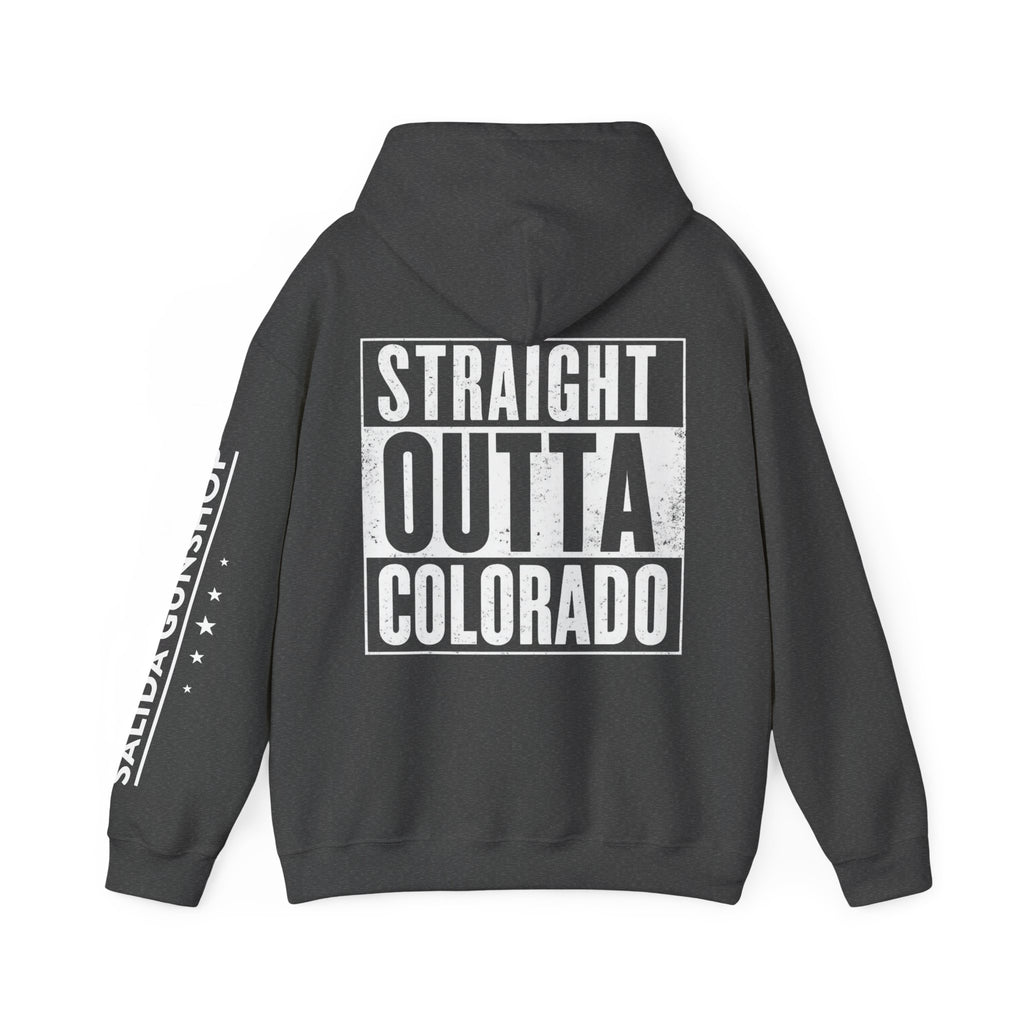 STRAIGHT OUTTA COLORADO SGS SLEEVE PRINT HOODIE