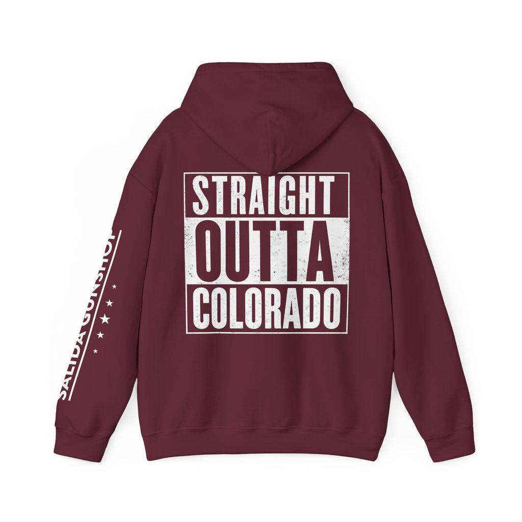 STRAIGHT OUTTA COLORADO SGS SLEEVE PRINT HOODIE