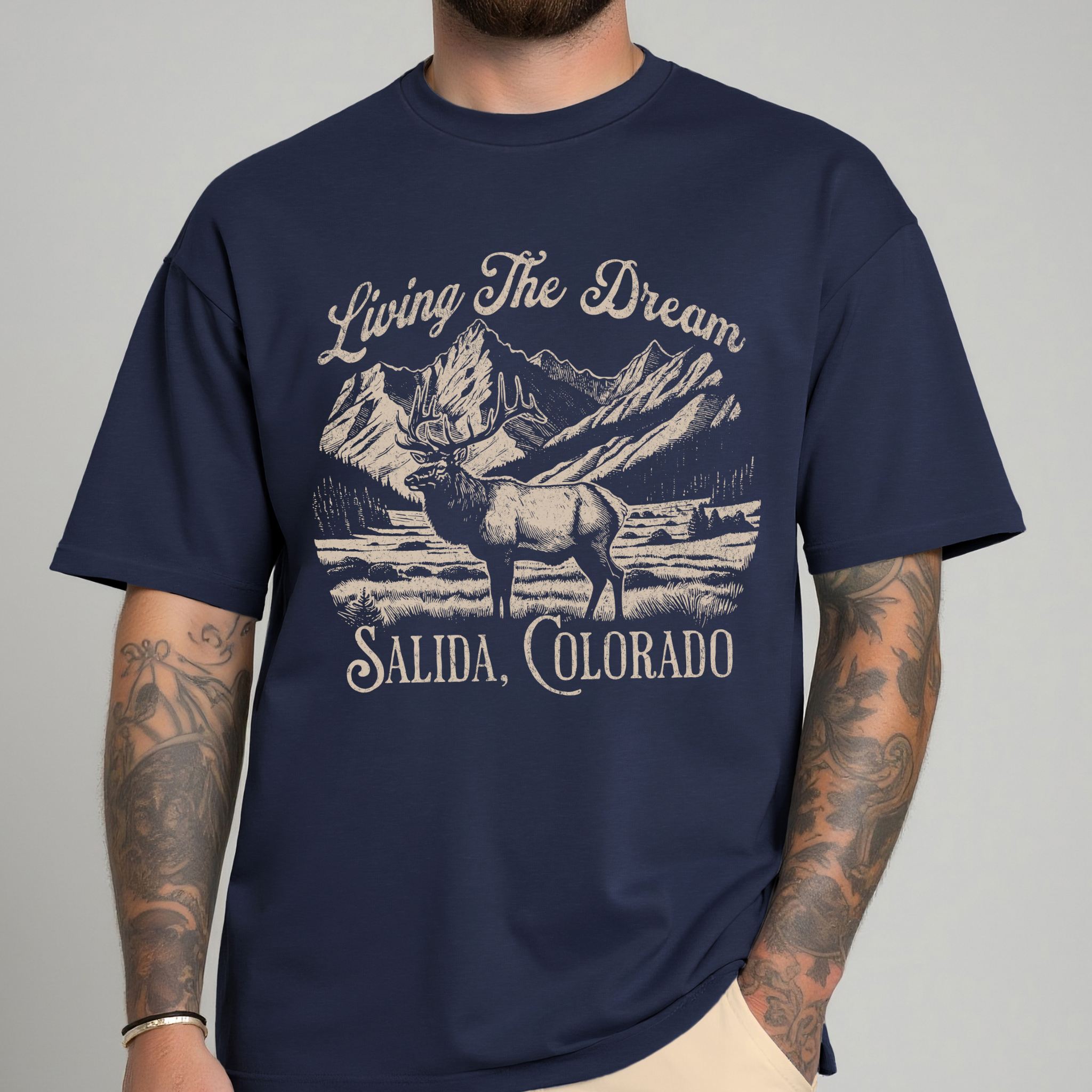 SGS LIVING THE DREAM ELK TEE