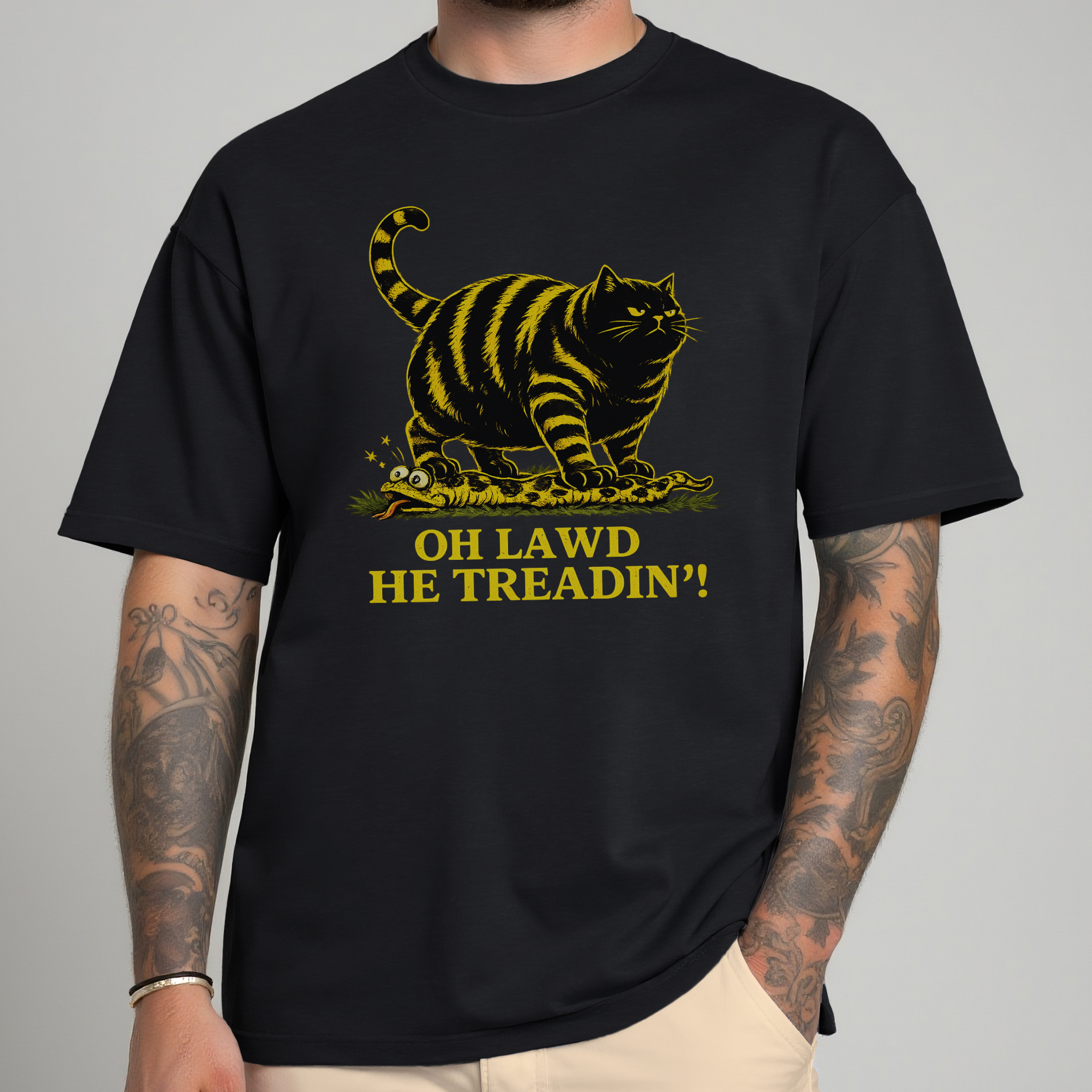 OH LAWD HE TREADIN' TEE