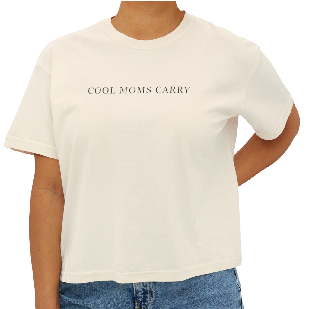 COOL MOMS CARRY BOXY WOMEN'S TEE